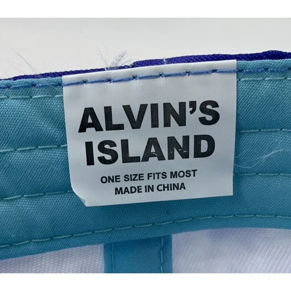 Orange Beach Alabama Hat Blue Purple Adjustable OSFM Alvin's Island Baseball Cap